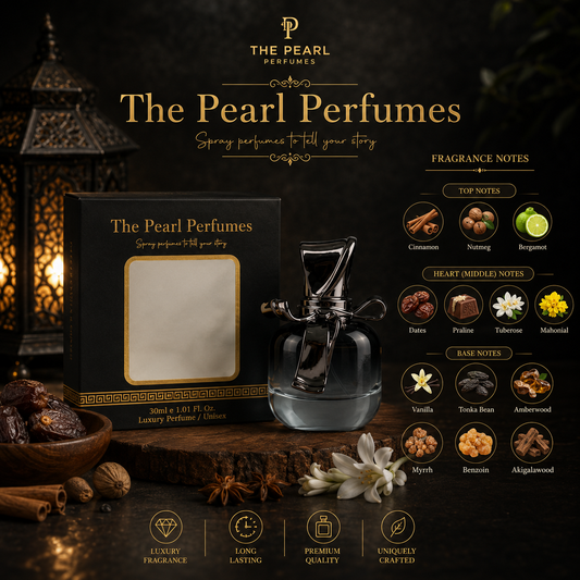 Black Pearl – Long Lasting Eau de Parfum | Unisex Perfume | 30ml